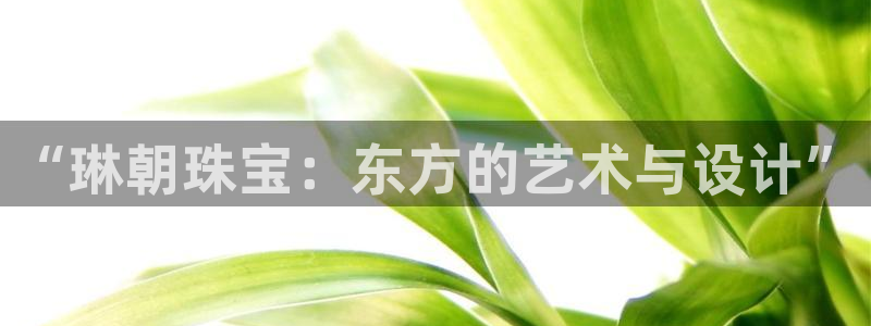 众腾娱乐官方客服电话：“琳朝珠宝：东方的艺术与设计”