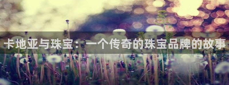 腾耀娱乐29999出众:卡地亚与珠宝:一个传奇的珠宝品牌的故