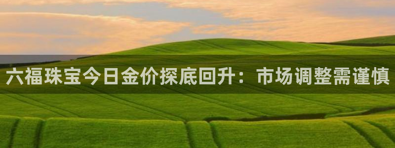 众腾娱乐邵阳:六福珠宝今日金价探底回升:市场调整需谨慎